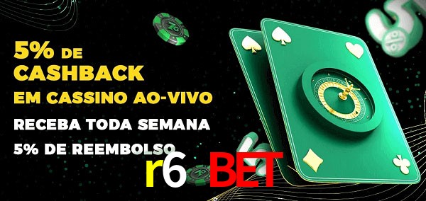 Promoções do cassino ao Vivo r6 bet